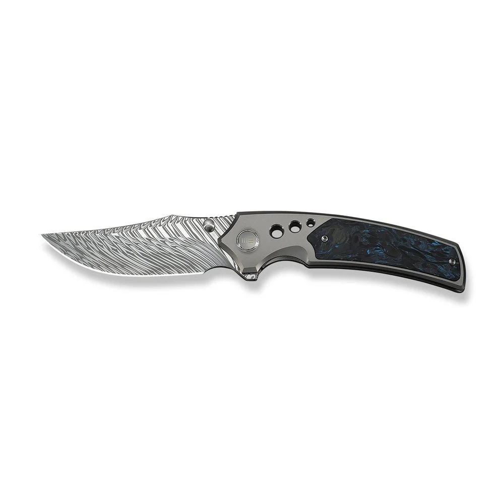 knife.bg-Джобен нож WE Knife Skynix с карбонова дръжка и дамаска стомана Fafnir 7 WEKNIFE Skynix