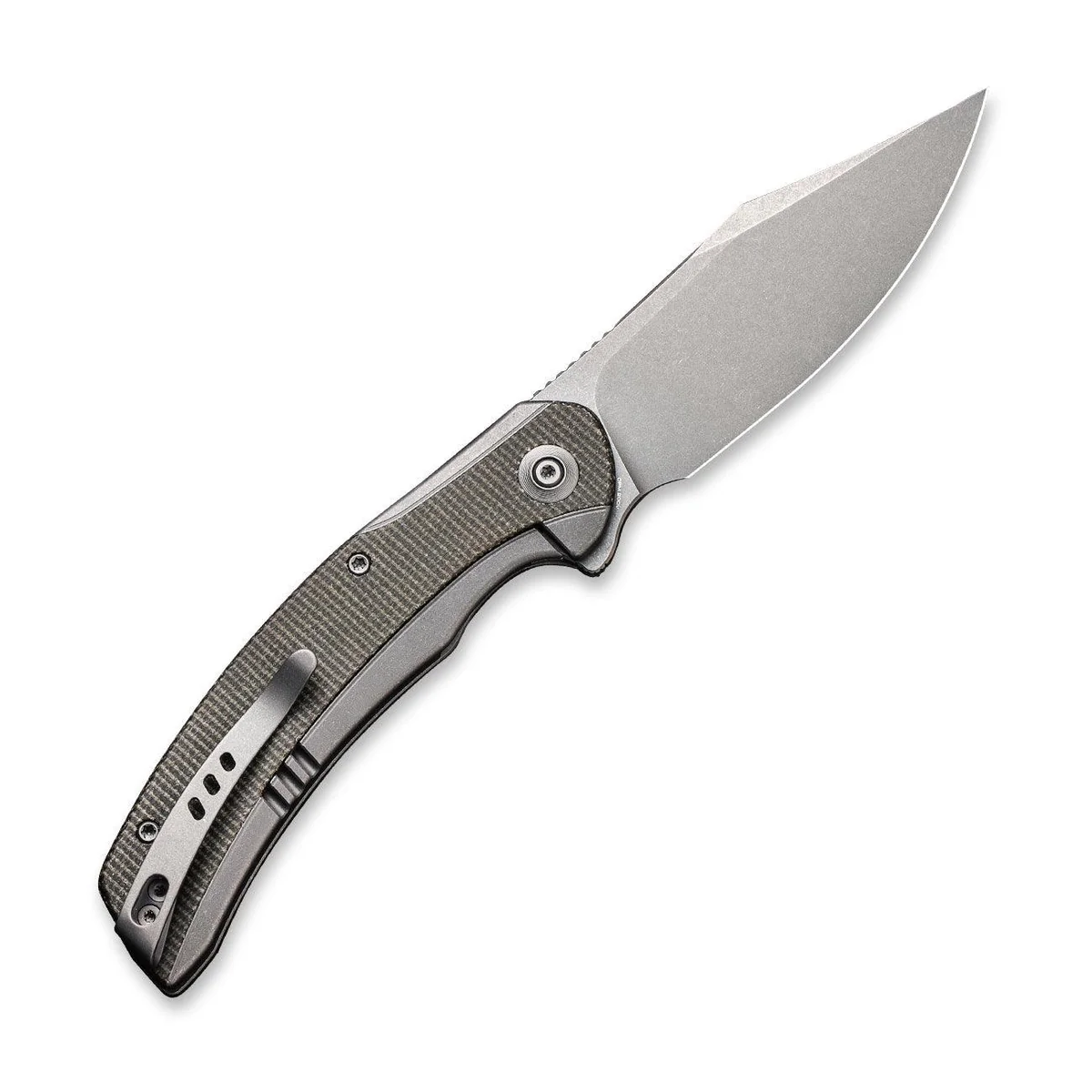 knife.bg-Джобен нож WE Knife Snick с черна дръжка от мраморни въглеродни влакна и S35VN стомана-3 Джобен нож WE Knife с черна дръжка от мраморни въглеродни влакна и S35VN стомана