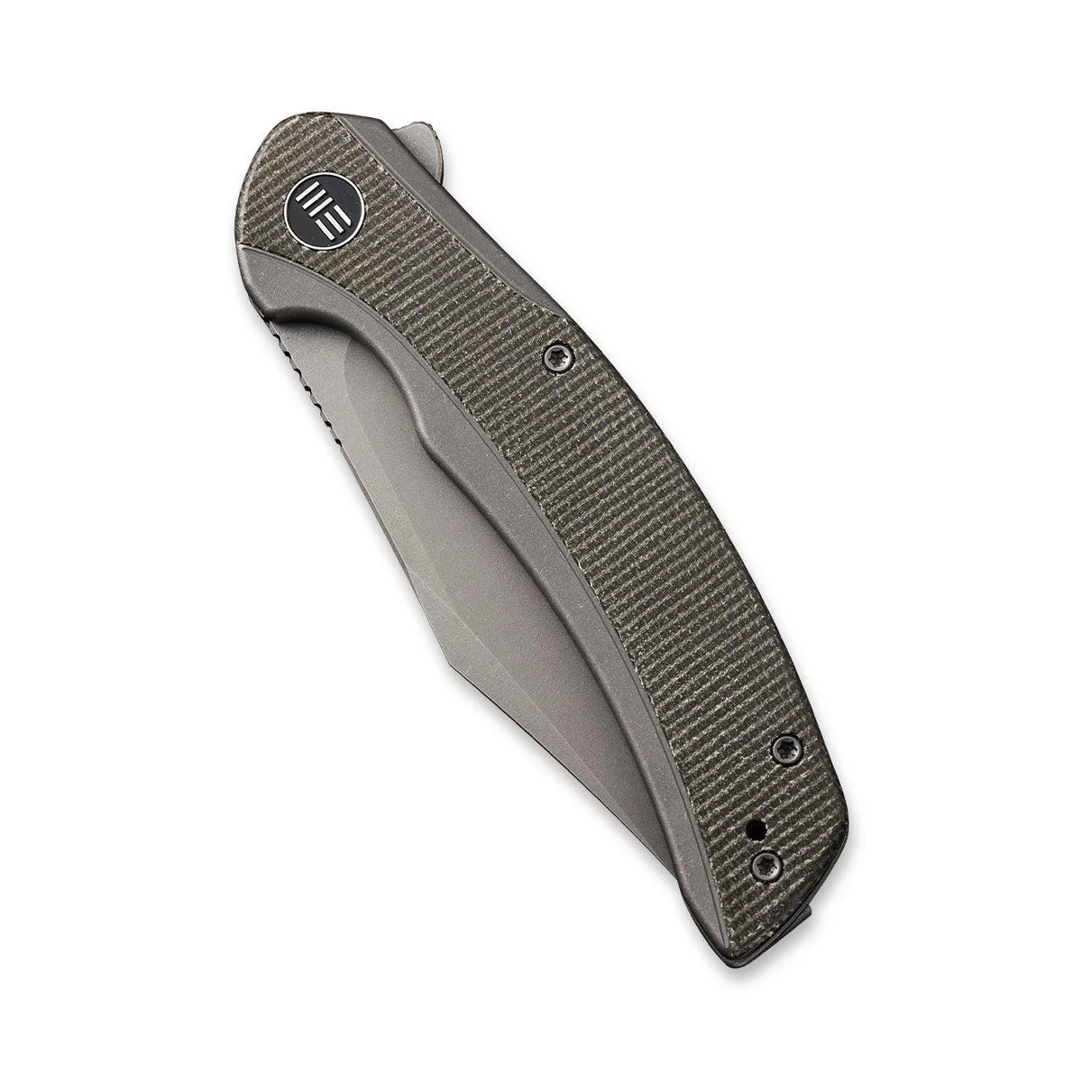 knife.bg-Джобен нож WE Knife Snick с черна дръжка от мраморни въглеродни влакна и S35VN стомана-5 Джобен нож WE Knife с черна дръжка от мраморни въглеродни влакна и S35VN стомана