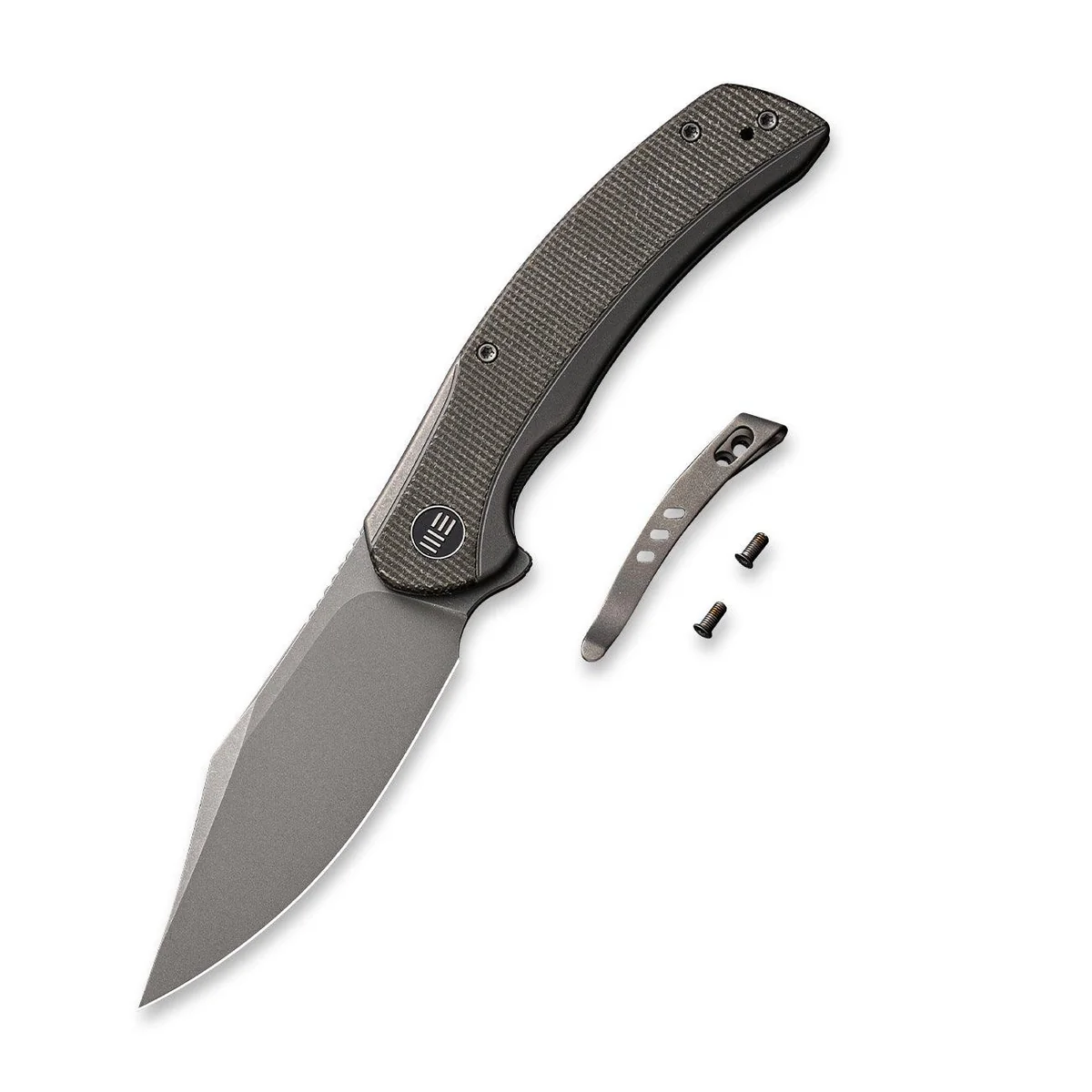 knife.bg-Джобен нож WE Knife Snick с черна дръжка от мраморни въглеродни влакна и S35VN стомана-6 Джобен нож WE Knife с черна дръжка от мраморни въглеродни влакна и S35VN стомана