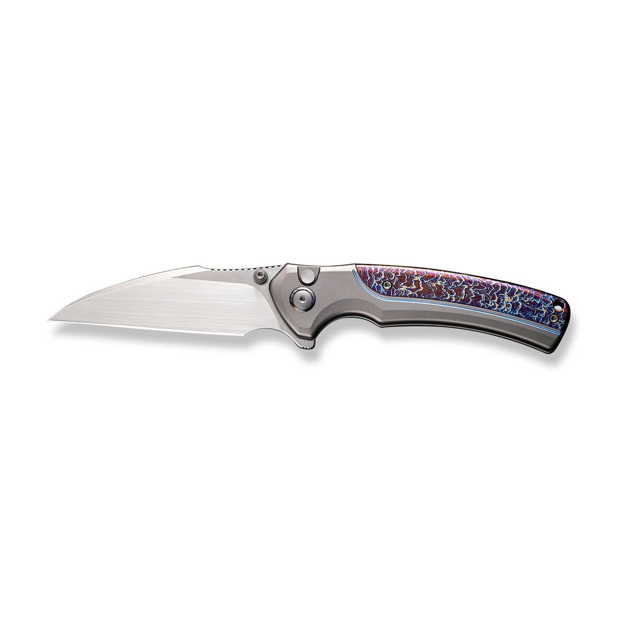 knife.bg-Джобен нож WE Knife Ziffius с титаниева сиво-синя дръжка и CPM 20CV стомана 6 WE Knife Ziffius