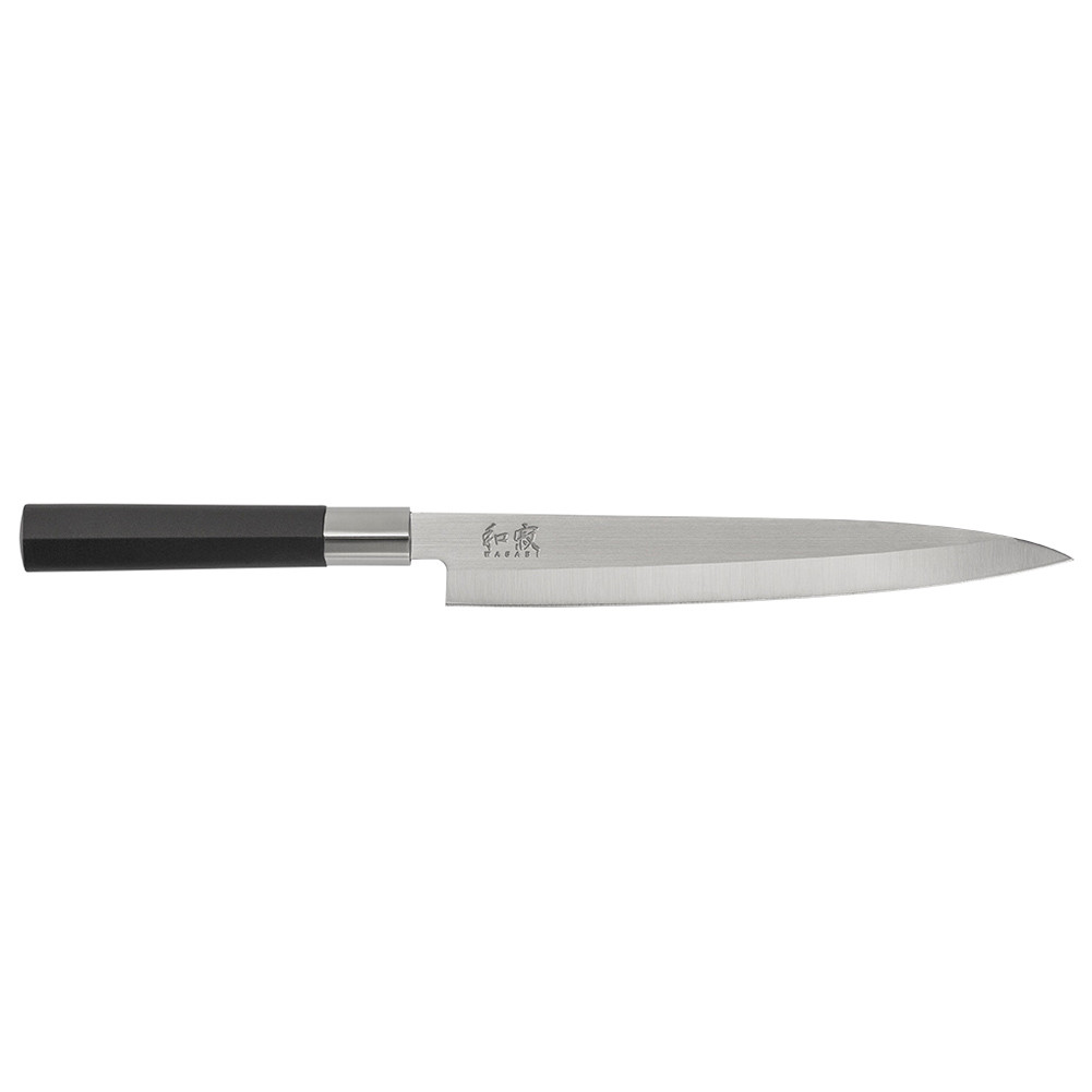 Японски нож за суши KAI Wasabi Black Yanagiba 21 см за дясна ръка Японски нож за суши KAI Wasabi Black Yanagiba 21 см за дясна ръка