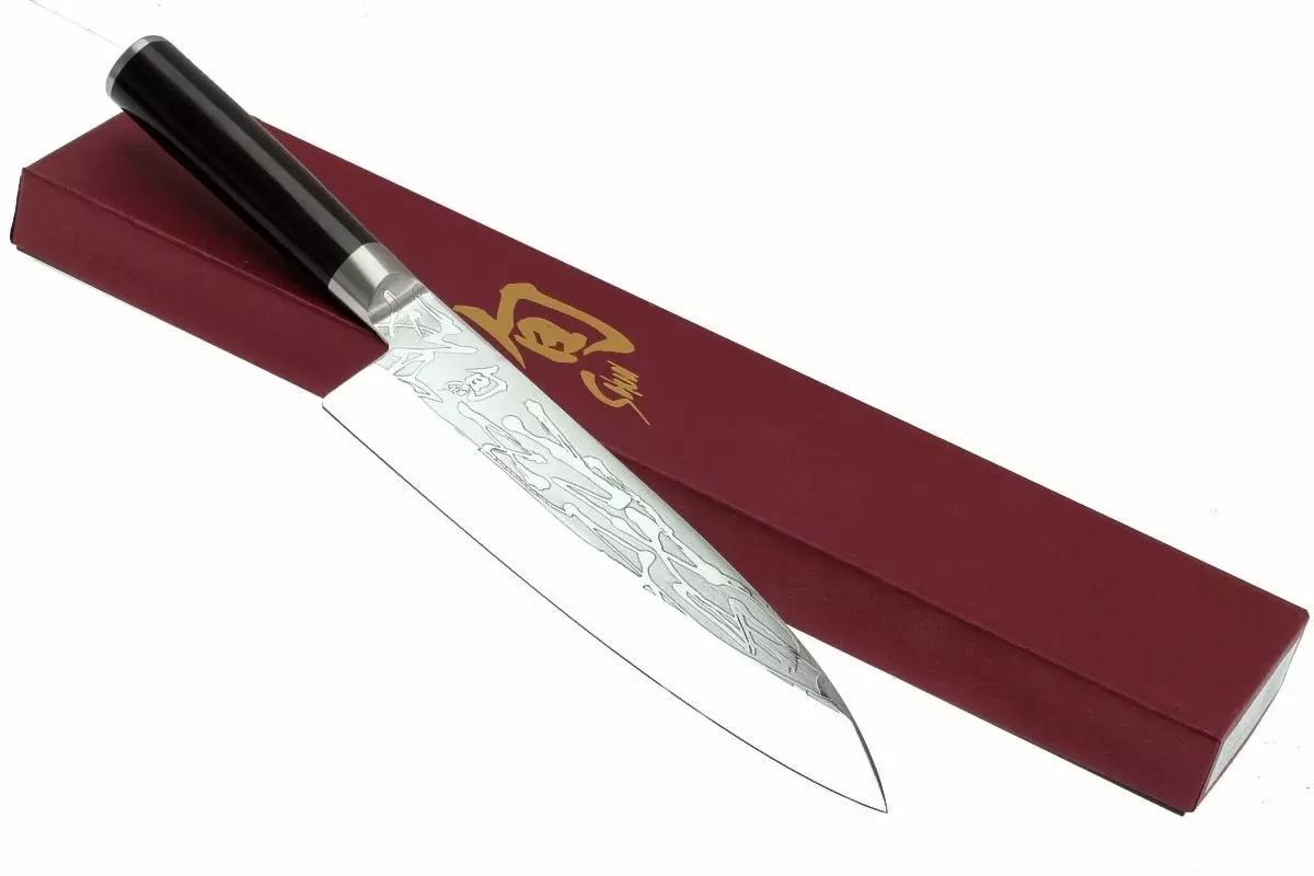 Японски нож Deba KAI Shun Pro Sho 21 см едностранно заточен Японски нож Deba KAI Shun Pro Sho 21 см едностранно заточен