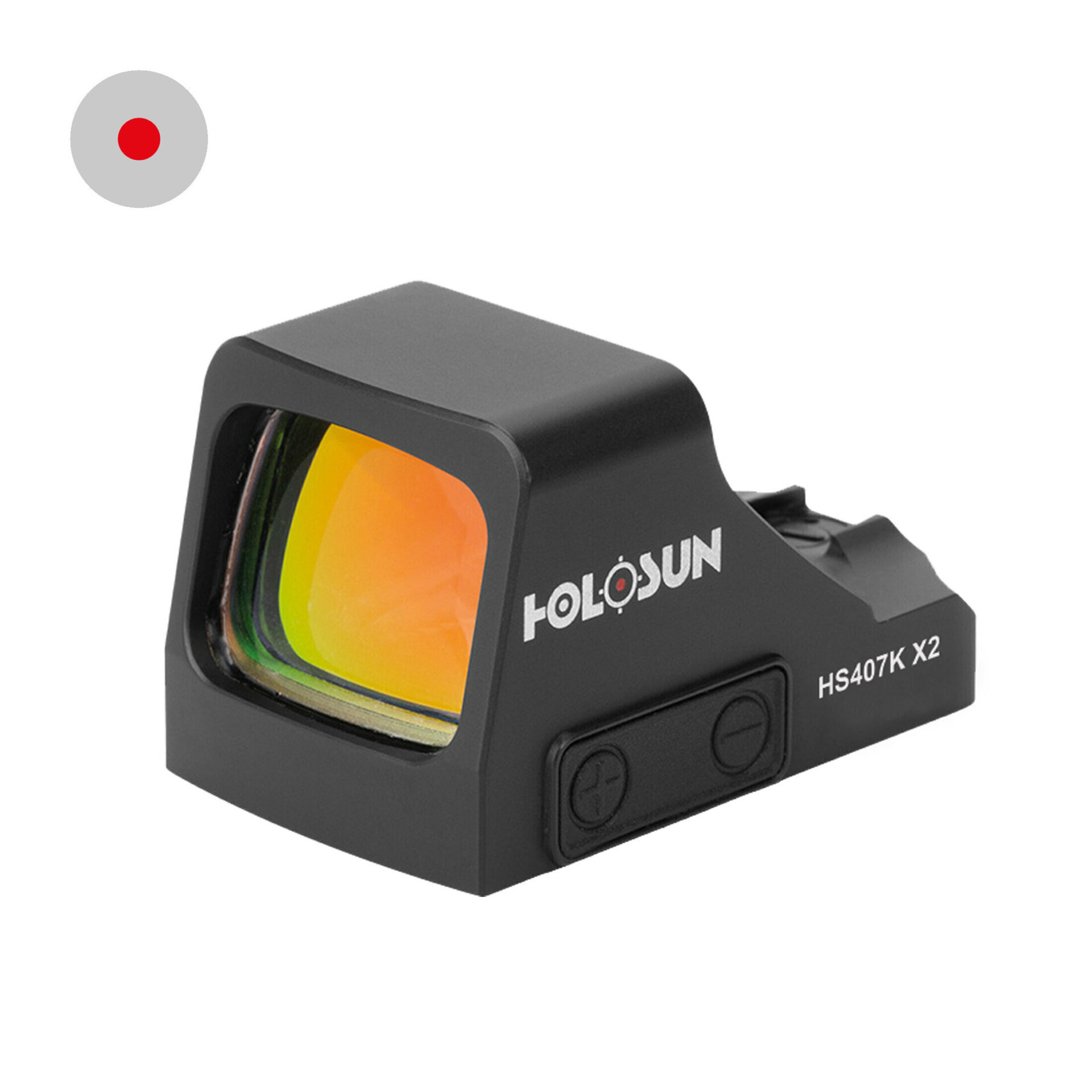 knife.bg-Бързомер Holosun HS407K-X2 – 6 MOA червена точка за Glock MOS- бързомер с червена точка за glock mos