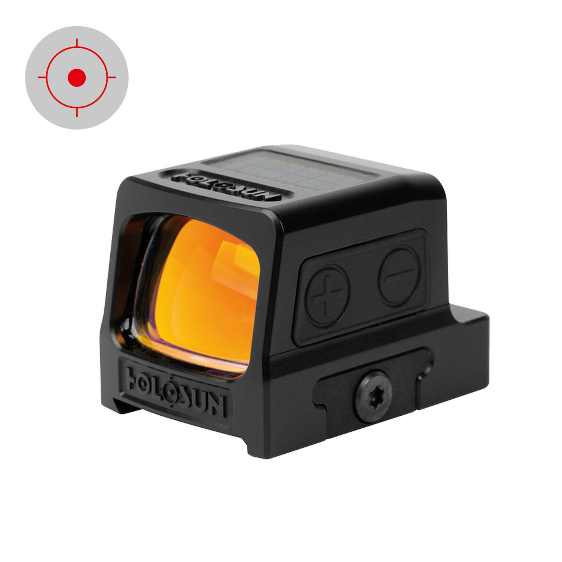 книфе.бг-Бързомер подходящ за пистолет Holosun Elite HE509T-RD X2 – затворен титаниев 2-32 MOA-2 бързомер holosun за пистолет или карабина
