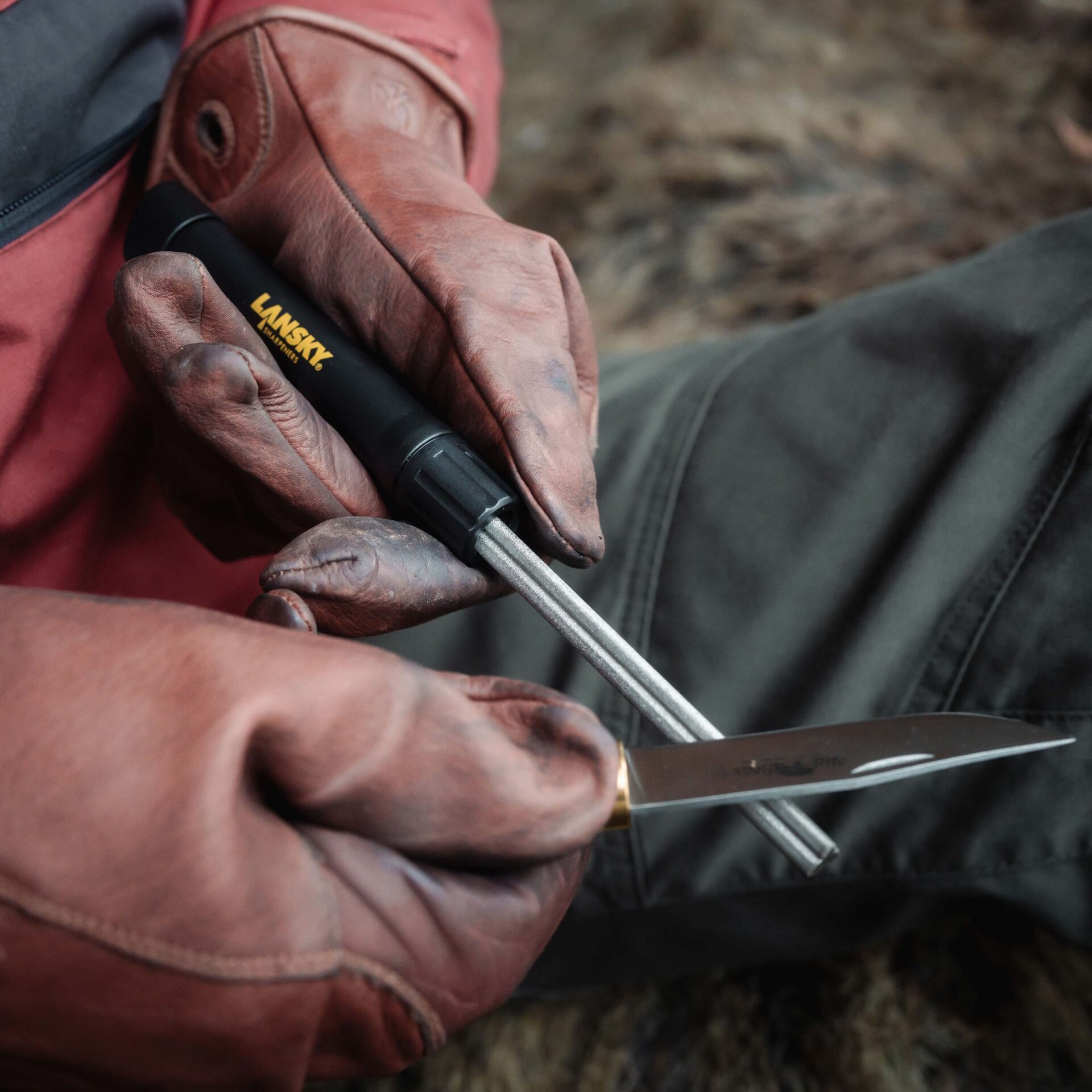 knife.bg-Компактно диамантена точило Lansky Diamond Pen 5 диамантено точило lansky