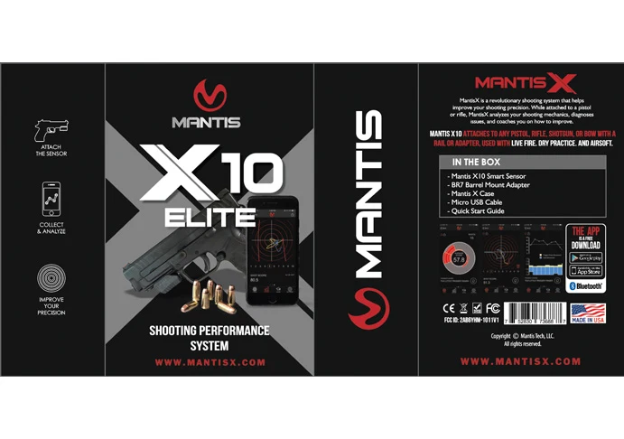 knife.bg-Mantis X10 Elite – Интелигентна система за тренировка по стрелба с пистолет, карабина, арка, гладкоцевна пушка - 2 система за стрелба mantis x10 elite
